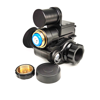 1x24mm Infrarotnachtsicht-Teleskop, Nachtsicht Monocular mit Sturzhelm-Berg