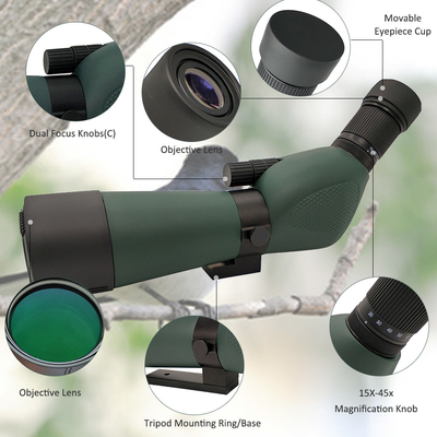 Porro-Prisma-Vogelbeobachtung, die den Bereich 15-45x60 wasserdicht beschmutzt