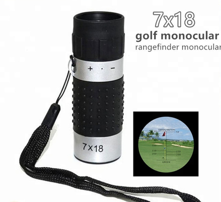 Entfernungsmesser-Taschen-Monocular Teleskop 7x18 mit Fadenkreuz für Golf-Sport im Freien