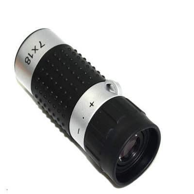 Abstands-Bereich Monocular des Golf-7x18 163m/489ft schwarzes Silber
