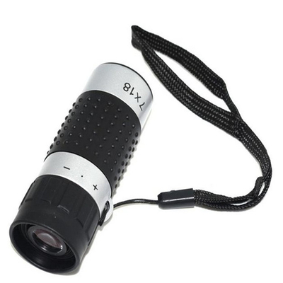 Abstands-Bereich Monocular des Golf-7x18 163m/489ft schwarzes Silber