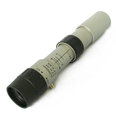 10-30x25 Monocular Handteleskop, Monocular des FMC-Linsen-justierbarer lauten Summens