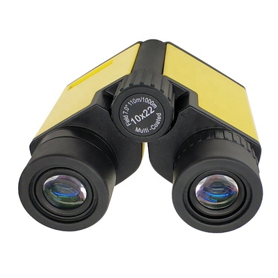 Kinder Toy Binoculars Bak der hohen Auflösung 10x22 4 Prisma-tragbare Weitwinkel