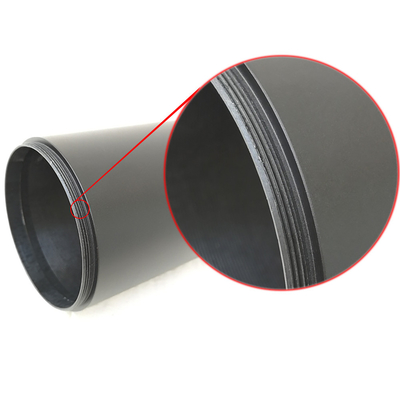 Matte Black Telescope Tripod Accessories, Bereich-Sonnenschutz der Aluminiumlegierungs-56mm