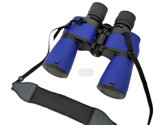 wasserdichte Ferngläser schieben des blauen Militärgrad-7x50 für die Erwachsen-Jagd ineinander