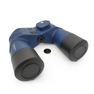 wasserdichtes Teleskop blaue Militärferngläser 10x50 Telescopio mit Entfernungsmesser-Kompass