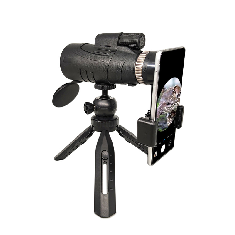 Handy-Teleskop Bak4 HD 12x50 mit Stativ-Halter für kampierende Vogelbeobachtung im Freien